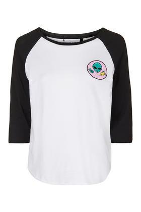 Topshop Alien Badge Raglan By Tee And Cake