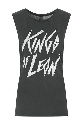 Topshop Kings Of Leon Tank Top By And Finally