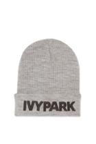 Topshop Ribbed Logo Beanie Hat By Ivy Park