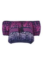 Topshop Matador Geometric Print Bardot Top By Band Of Gypsies