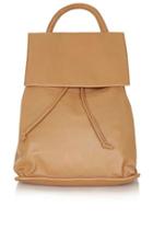 Topshop Clean Leather Backpack