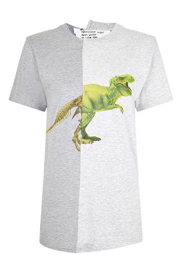 Topshop Spliced Dino Tee By Tee & Cake