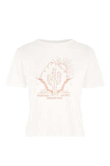 Topshop Petite Cactus T-shirt