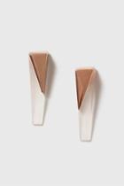 Topshop Frosted Shard Earrings