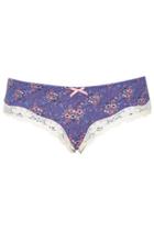 Topshop Floral Print Knickers
