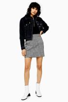Topshop Monochrome Mini Skirt