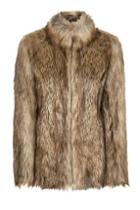 Topshop Vintage Faux Fur Coat