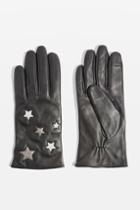 Topshop Metallic Star Gloves