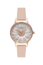 Topshop *floral Show 3d Daisy Nude Watch By Olivia Burton