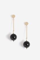 Topshop *stick And Ball Drop Earrings