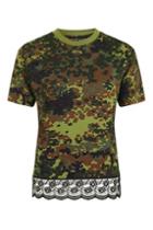 Topshop Camo Lace Oversize Tee By Topshop Finds