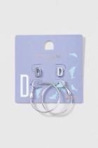 Topshop D Initial Stud And Hoop