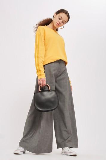 Topshop Taped Sleeve Sweatshirt