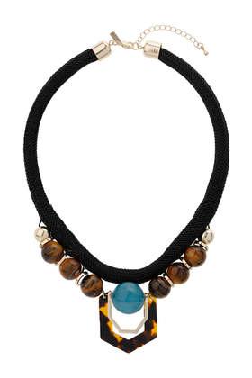 Topshop Tortoise Shell Rope Necklace