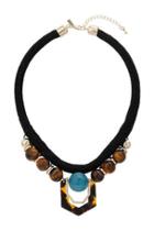 Topshop Tortoise Shell Rope Necklace