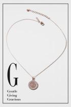 Topshop Circle 'g' Initial Ditsy Necklace