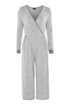 Topshop Culottes Wrap Supersoft Jumpsuit
