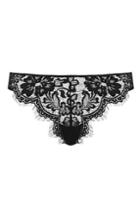Topshop Floral Lace Brazillian Knickers