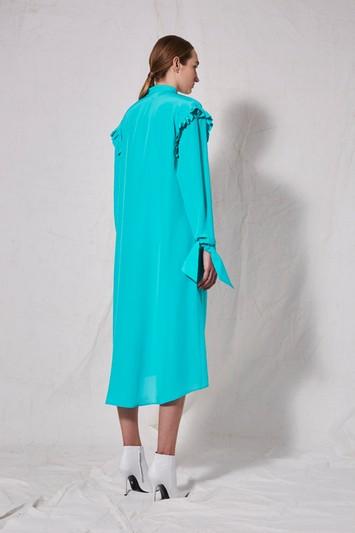 Topshop Tie Neck Dress By Boutique