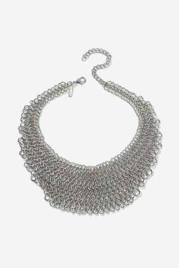 Topshop Multi-link Chain Collar Necklace