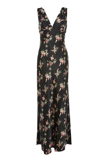 Topshop Floral Print Maxi Dress