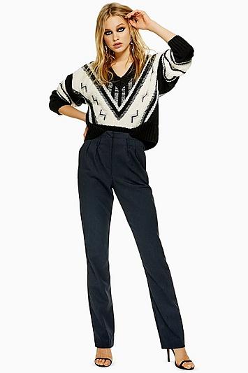 Topshop Pinstripe Trousers