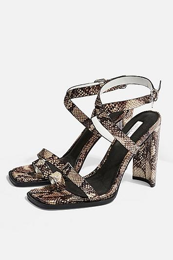 Topshop Reputation Toe Loop Heels