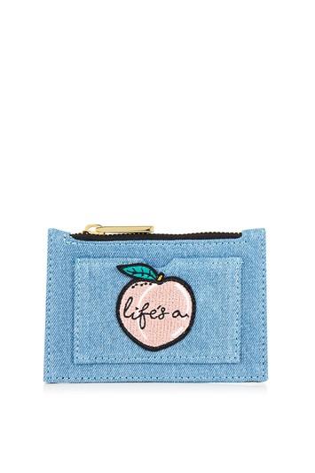 Topshop *life's A Peach Coin Purse By Skinnydip