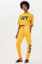 Topshop Layer Logo Slim Joggers By Ivy Park