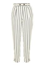 Topshop Petite Stripe Peg Trousers