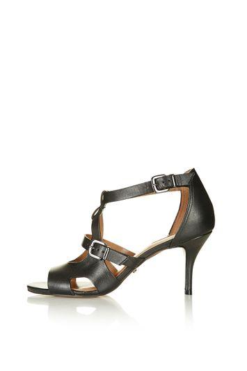 Topshop Needle Cut-out Buckle Sandals