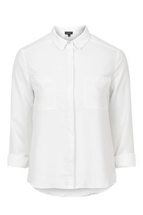 Topshop Long Sleeve Clean Shirt