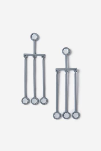 Topshop Bar & Rhinestone Drop Earrings