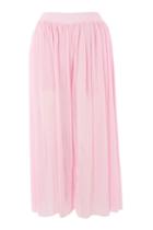 Topshop Tulle Mesh Awkward Length Trousers
