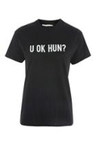 Topshop *u Ok Hun Slogan T-shirt By Love