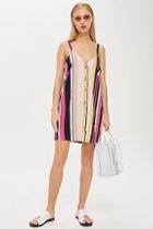 Topshop Petite Stripe Mini Dress