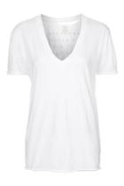 Topshop Distressed V-neck Tee By Who We Are