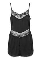 Topshop Lace Trim Playsuit By Band Of Gypsies