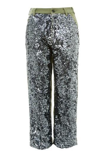 Topshop Sequin Utility Trouser