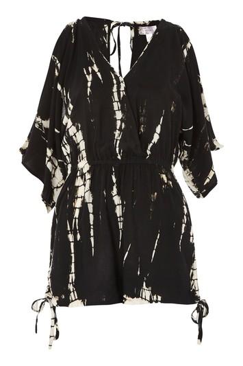 Topshop Tie Dye Playsuit By Band Of Gypsies