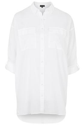 Topshop Oversized Beach Shirt