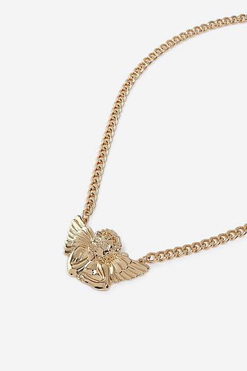 Topshop *chunky Cherub Necklace