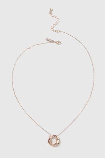 Topshop Knot Ditsy Necklace