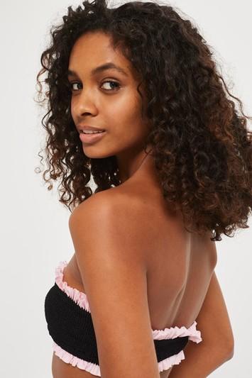 Topshop *frill Bikini Set By Hunza