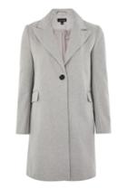 Topshop Twist Seam Coat