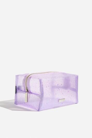 Topshop *lilac Dazzle Make Up Bag