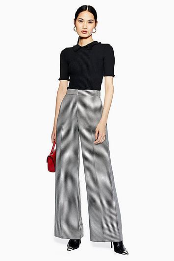 Topshop Frill Polo T-shirt
