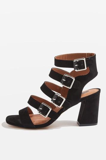 Topshop Natasha Multi Buckle Heels