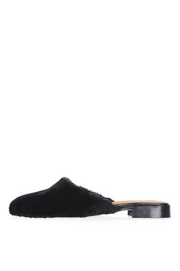 Topshop Krew Furry Mules