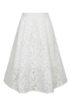 Topshop Petite Mesh Floral Prom Skirt